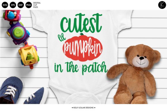 Cutest Lil Pumpkin in the Patch Graphics for Crafts
