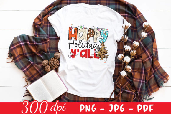Happy Holidays Y all Embroidery Design Review