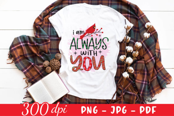 I Am Always with You PNG - Cardinal PNG for Crafts and Graphics