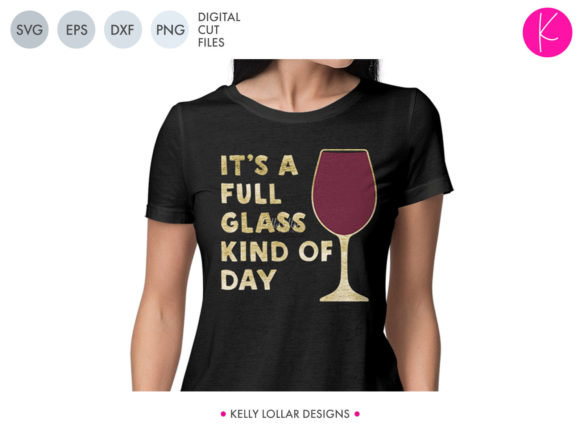 It's a Full Glass Kind of Day - A Playful Graphic Design Asset for Blogs and Websites