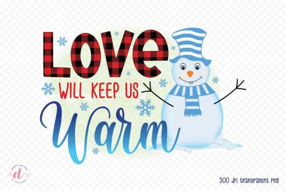 Love Will Keep Us Warm Winter Embroidery Design