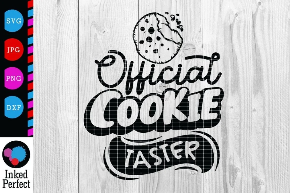 Official Cookie Taster Graphic Design for Crafts