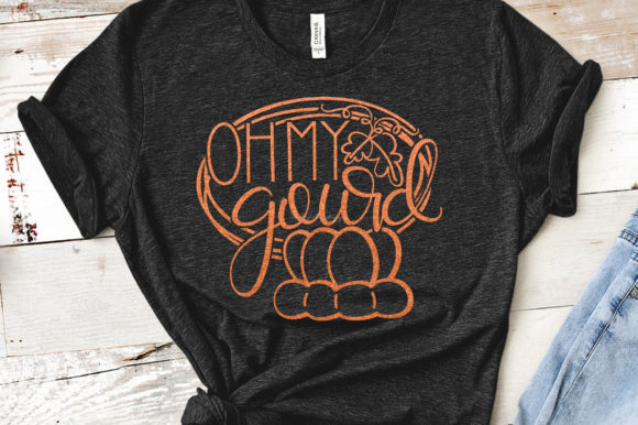 Oh My Gourd: A Playful Graphic Design Asset for Fall Crafts
