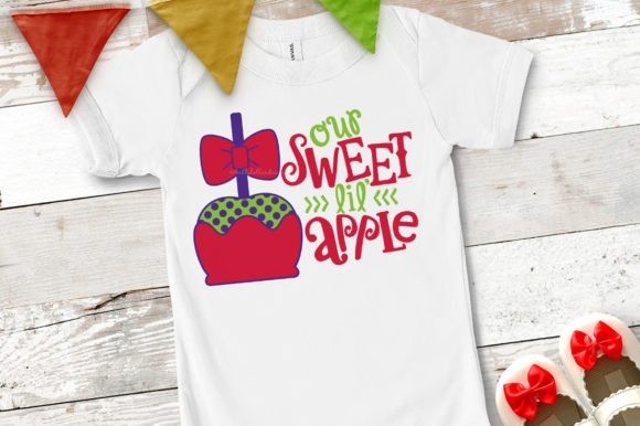 Our Sweet Lil Apple – A Graphic Design Asset for Crafts