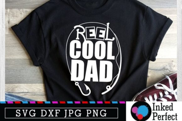 Reel Cool Dad Graphics for Crafts and Creative Projects
