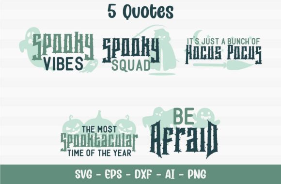 Vibes Halloween Quotes for Local Business Graphics