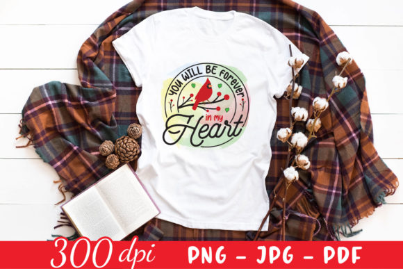 You Will Be Forever in My Heart Embroidery Design
